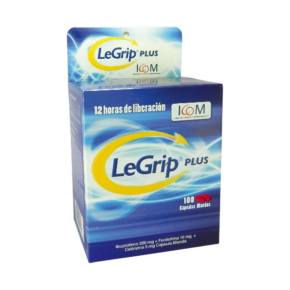 Legrip Plus 100 Cápsula Blanda