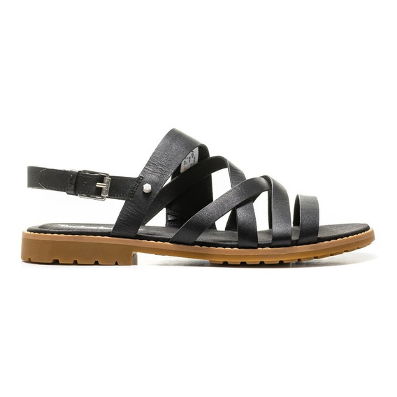 Sandalias Mujer Timberland Chicago Riverside Cuero Negro