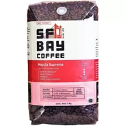  San Francisco Bay Coffee, Cafe Mezcla Suprema En Grano. 1kg