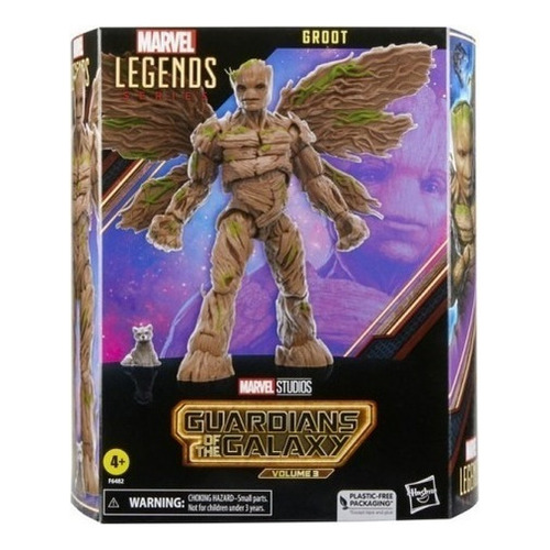 Figura Groot Marvel Legends Guardianes De La Galaxia Vol. 3