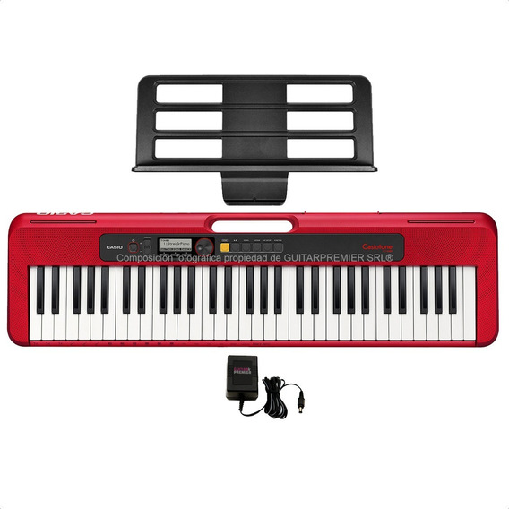 Organo Teclado Casio Ct-s200 Teclas Piano Usb Fuente Rojo 