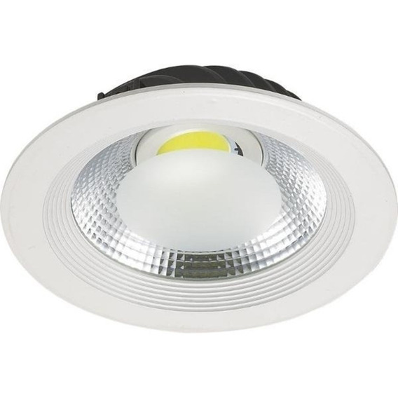 Panel Led Downlight Aplique Embutir Circular 30w Luz Fria