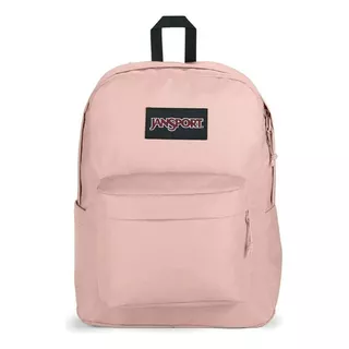 Mochila Jansport Superbreak Plus Misty Rosa Color Misty Rose Diseño De La Tela Liso