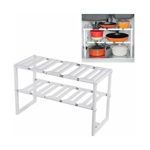 Organizador Multifuncional Cocina  Hogar Repisa Ajustable 