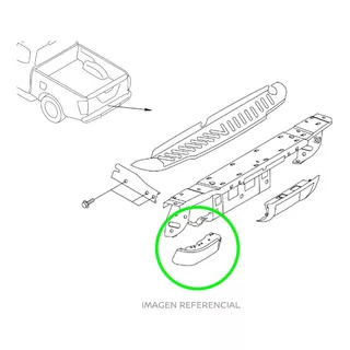 Esquina Derecha Parachoques Trasero Nissan Np300 Original