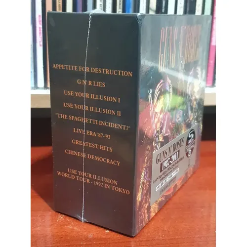Cd Guns N Roses Box 1987-2011 09 Cds /02 Dvds Japan Lacrado Box