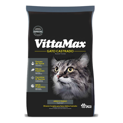 Vittamax gato castrado pollo y arroz 10.1 Kg