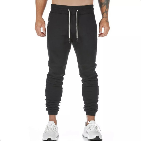 Pantalones Joggings Algodón Fit Ropa Deportivo Gym Hombre