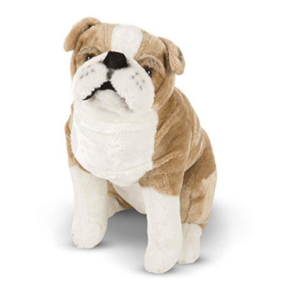 Melissa & Doug Bulldog Ingls Gigante - Animal De Peluche Rea