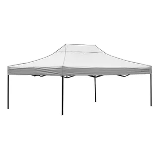 Gazebo Autoarmable 3x4.5 M Blanco Estructura Acero + Bolso