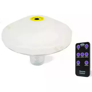 Lâmpada Led Rgb 3w Para Piscina Controle Remoto Ds-11511    Pilhas Aaa