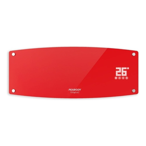 Calefactor Eléctrico Peabody Pe-cv20 Rojo 220v P1