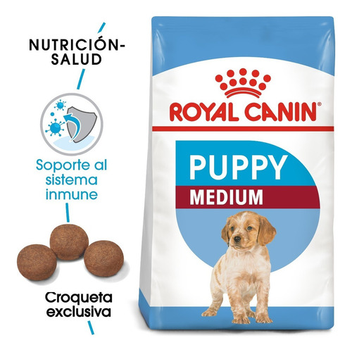 Alimento Royal Canin Size Health Nutrition Medium Puppy para perro cachorro de raza  mediana sabor mix en bolsa de 2.72kg