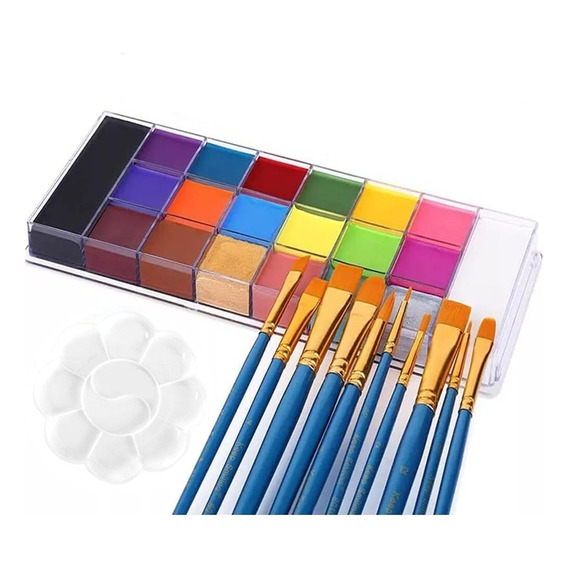 Kits De Maquillaje Pintura Facial Pintura Corporal Acuarela