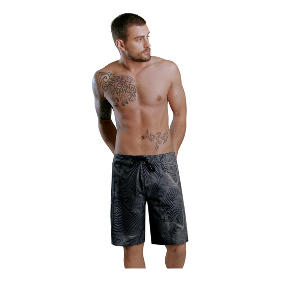 Traje De Baño Bermuda Bicolor Tipo Surf Next&co Re51 Hombre