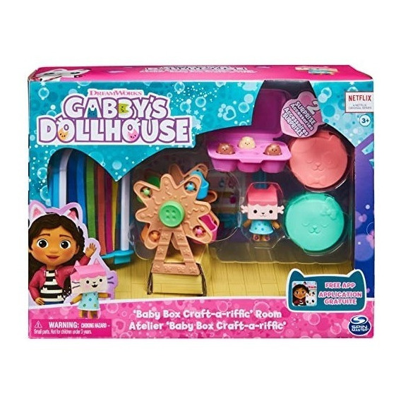 Gabby's Dollhouse Caja De Bebé Gato Craft-a-riffic  Sala