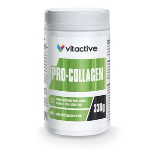 Colágeno Hidrolisado Com Vitaminas 330g - Pro-collagen Limão