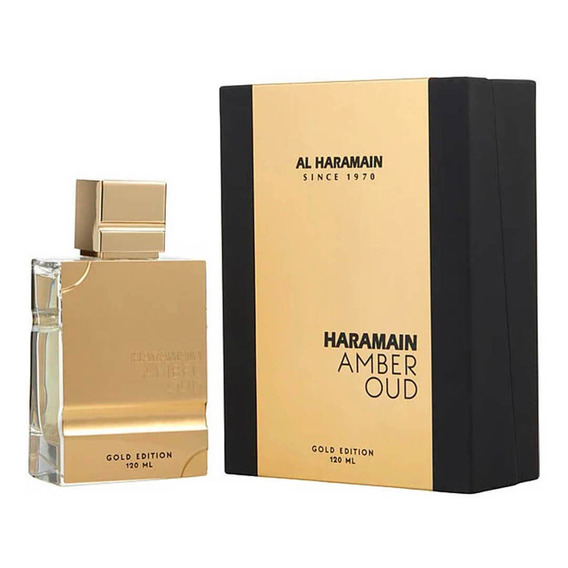 Perfume Original Al Haramain Amber Oud Gold 120ml Hombre