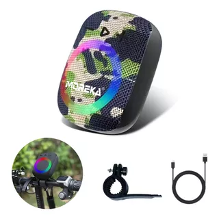 W3s Bocina Rgb Bluetooth Portátil Con Soporte De Bicicleta