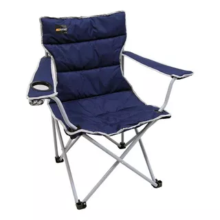 Cadeira Boni Assento E Encosto Estofado Azul 290430 Nautika