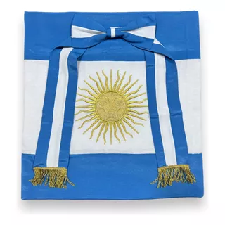 ** Bandera Argentina De Ceremonia * 90x140cm * Incluye Moño 