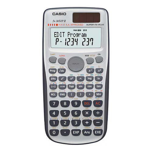 Calculadora Cientifica Casio Fx-3650pii-w-dh Relojesymas Color Plateado