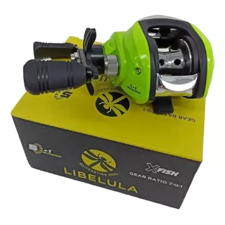 Reel Pescar Rotativo Huevito Baitcasting Carnada Señuelo