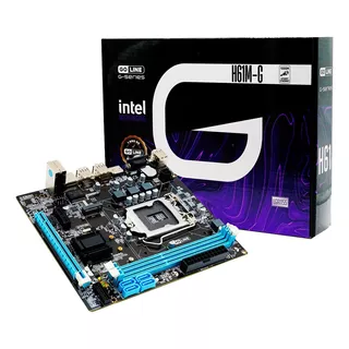 Placa Mãe Goline 1155 /rede Giga/m.2/usb 3.0 Cor Preto