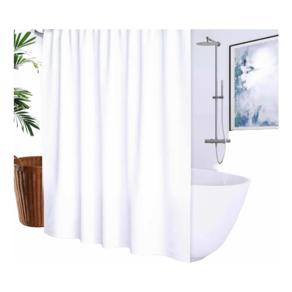 Forros Cortinas De Baño Lisa Colores Con 12 Argollas C Ducha