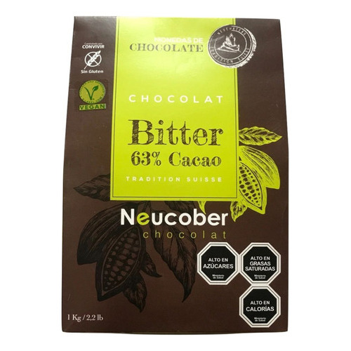 Chocolate Semi Bitter 63% Cacao Neucober 1 Kg