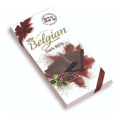 Chocolate Belgian Dark 85% Cacao X 100g - Cioccolato