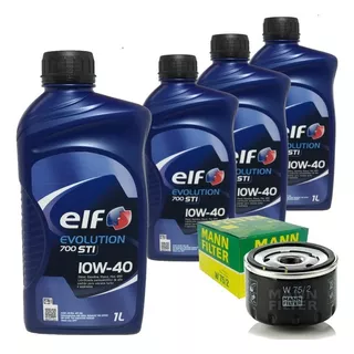 Filtro + Oleo De Motor 10w40 Elf Sandero Logan 1.6 8v