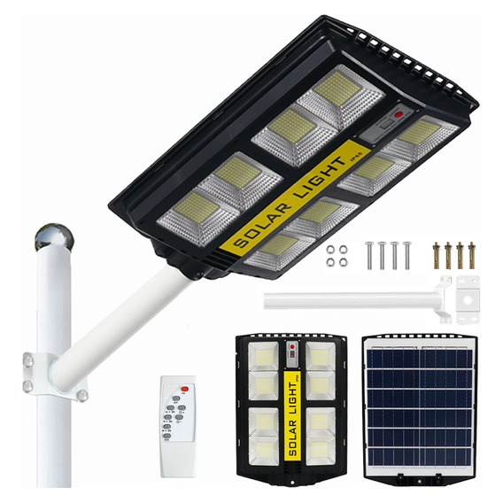 Lámpara Led Solar Luminaria Suburbana Alumbrado Público 400w