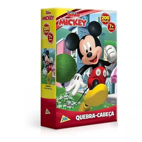 Mickey Mouse - Quebra-cabeça - 100 peças - Toyster Brinquedos :  : Brinquedos e Jogos