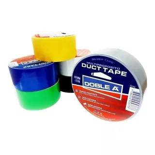 Cinta Duct Tape 48 Mm X 9m Doble A X 24u Colores Surtidos