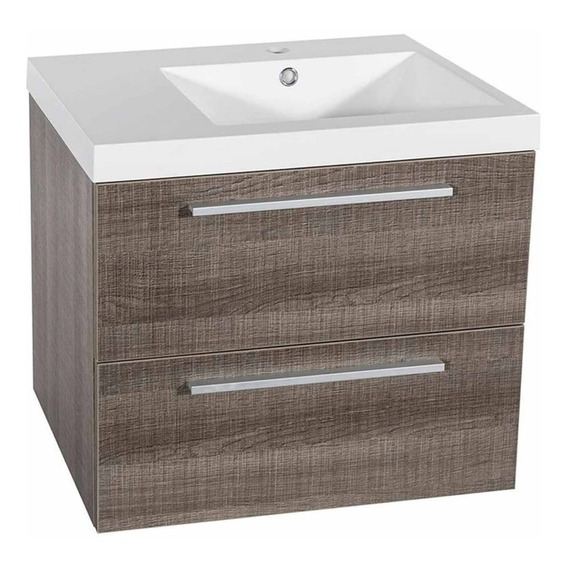 Mueble De Baño Sense Con Lavamanos Base Brushed Grey 600 Mm