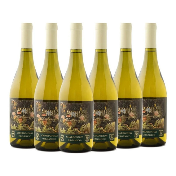 Vino Animal Chardonnay Organico 750ml. Caja 6 Botellas