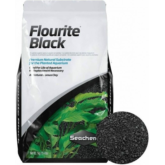 Sustrato Para Acuarios Plantados Seachem Flourite Black 7kg