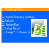 formato nomina semanal excel