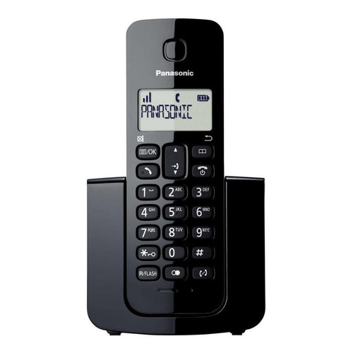 Teléfono Panasonic  KX-TGB110LBB inalámbrico - color negro