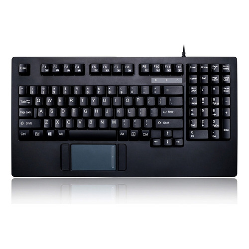 Adesso Easytouch Rackmount Touchpad Teclado Color del teclado Negro Idioma Inglés US