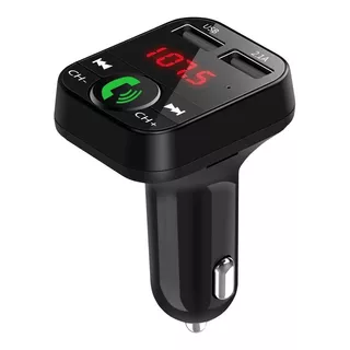 Transmisor Fm Bluetooth Usb  Encendedor Cigarro Cargador Cel