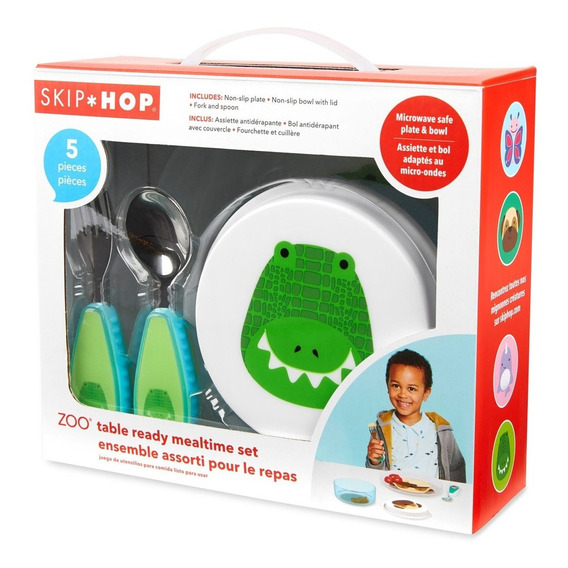 Kit de alimentación Skip Hop Crocodile Zoo