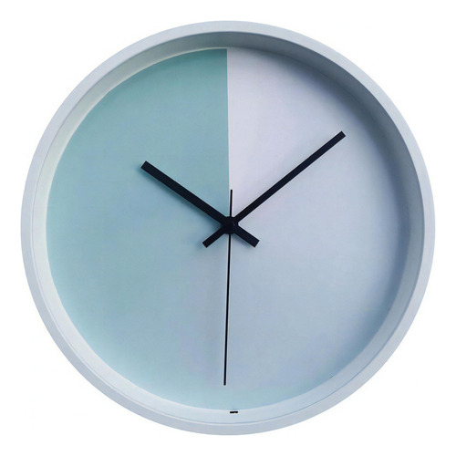 Reloj De Pared Moderno Minimalista 30cm Mainstays Azul