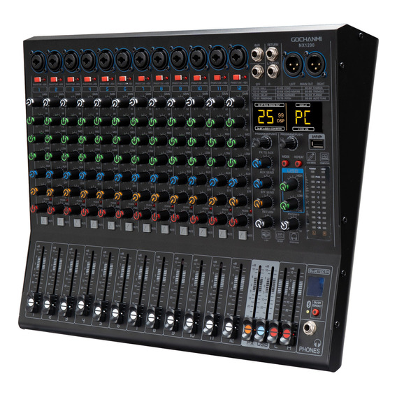 Mezcladora Gochanmi tyt-nx1200-mx Audio Consola 12 Canales 99dsp