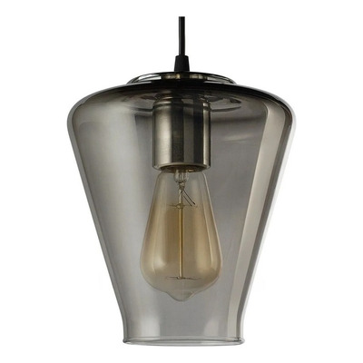 Colgante 1 Luz Vintage Antique Fume Apto Led E-27