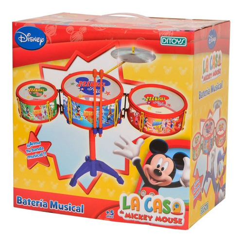 Mi Primer Bateria Musical Disney Mickey Mouse Ditoys
