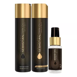 Sebastian Dark Oil Shampoo 250ml + Cond 250ml + Oleo 30ml