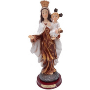 Figura De Resina Imagen Virgen Del Carmen De 30cm