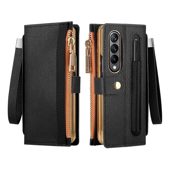 Funda De Piel Antirrobo Rfid Para Samsung Galaxy Z Fold4